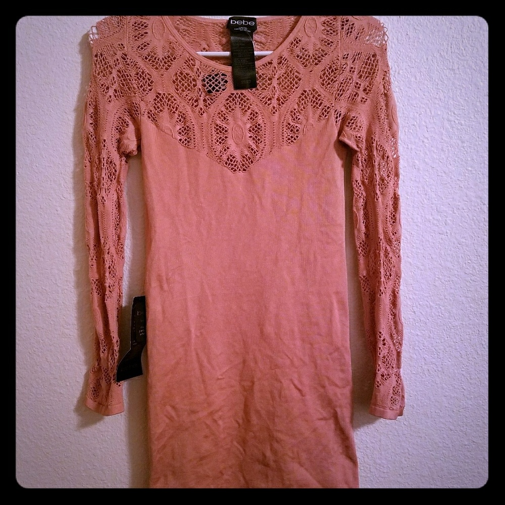 NWT PIPER LACE Bebe dress